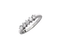 Anello Davite & Delucchi Donna in Oro bianco Diamante 0.45 Ct AA029205 - AA029205